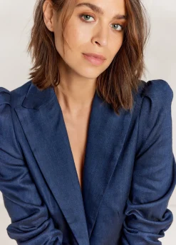 Puffed Sleeve Blazer