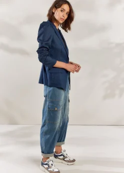 Puffed Sleeve Blazer