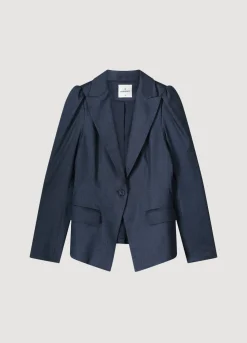 Puffed Sleeve Blazer