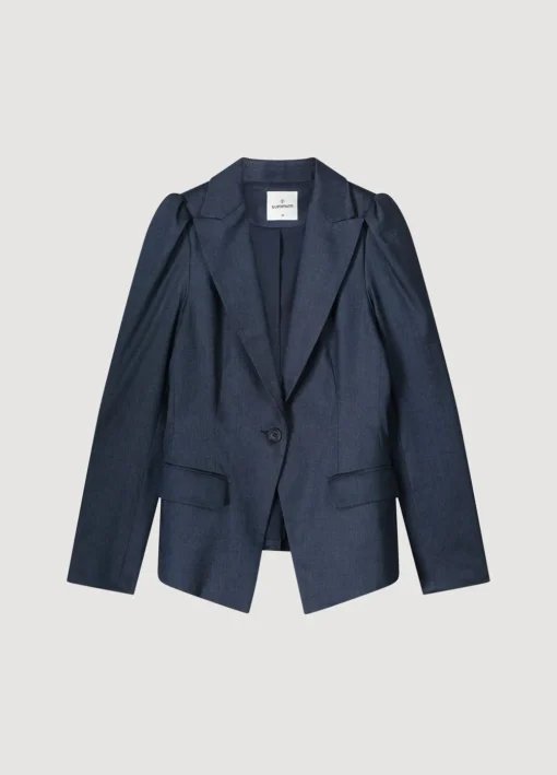 Puffed Sleeve Blazer