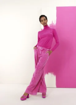 Relaxed Polo Neck Jumper