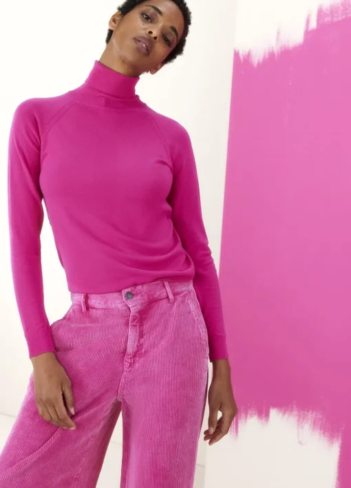 Relaxed Polo Neck Jumper