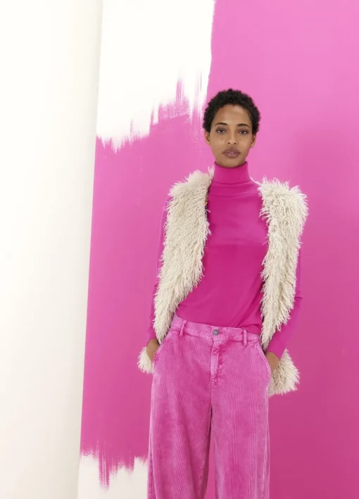 Relaxed Polo Neck Jumper