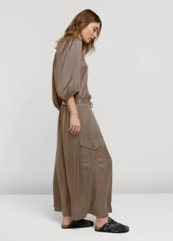 Satin V-Neck Top