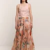 Shimmery Tiered Skirt