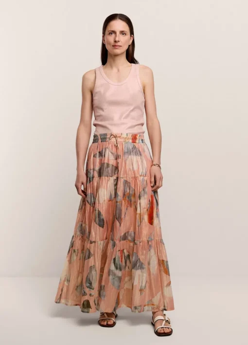 Shimmery Tiered Skirt