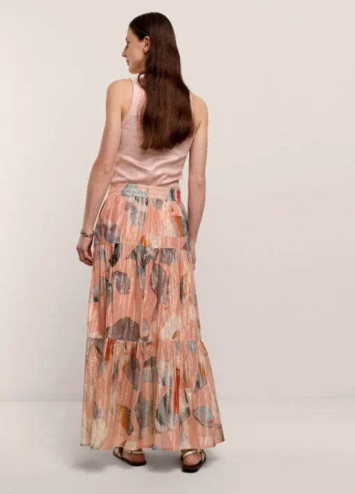 Shimmery Tiered Skirt