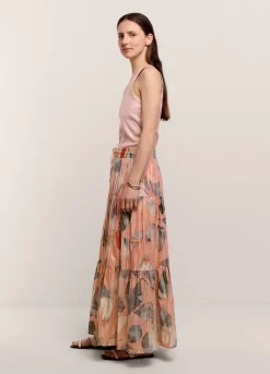 Shimmery Tiered Skirt