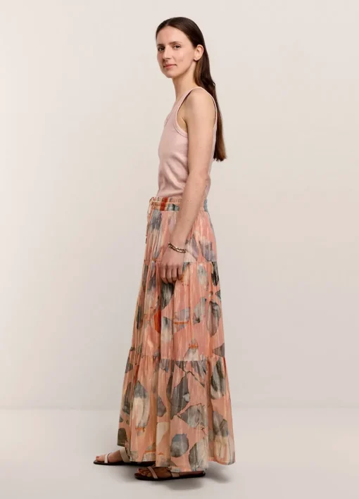 Shimmery Tiered Skirt