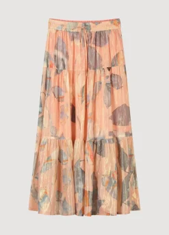 Shimmery Tiered Skirt