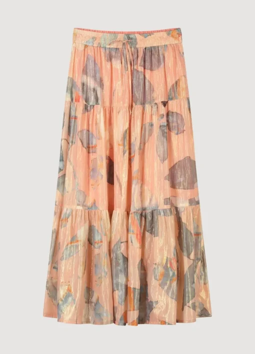 Shimmery Tiered Skirt