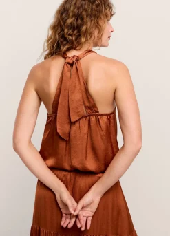 Shiny Halter Singlet