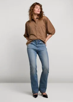 Shiny Shirt Blouse