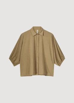 Shiny Shirt Blouse