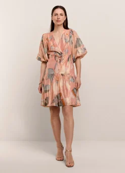 Short Shimmery Tiered Skirt