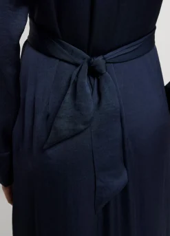 Silky Touch Button-Down Dress