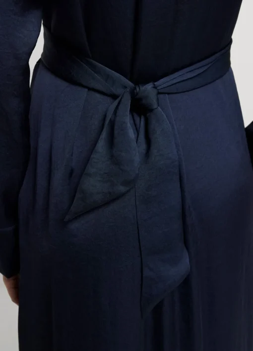 Silky Touch Button-Down Dress