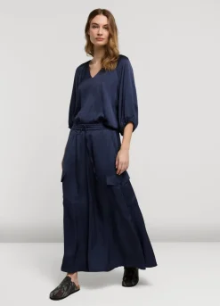 Silky Touch Cargo Skirt