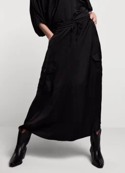 Silky Touch Cargo Skirt