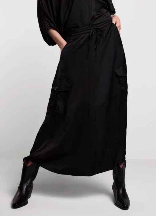 Silky Touch Cargo Skirt