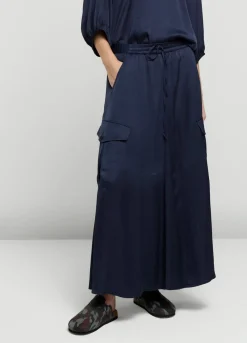 Silky Touch Cargo Skirt