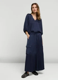 Silky Touch Cargo Skirt