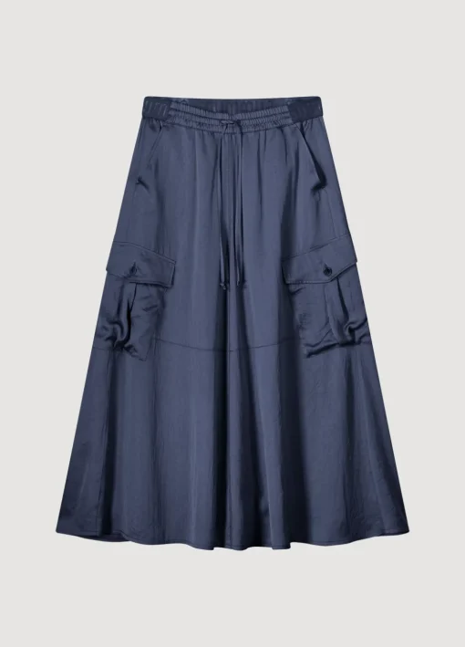 Silky Touch Cargo Skirt