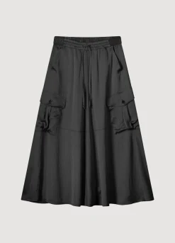 Silky Touch Cargo Skirt