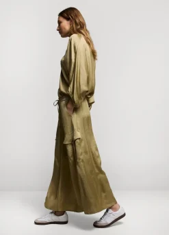 Silky-Touch Cargo Skirt