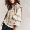 Sleeveless Bomber Jacket