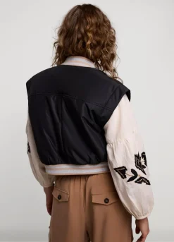 Sleeveless Bomber Jacket