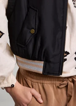 Sleeveless Bomber Jacket