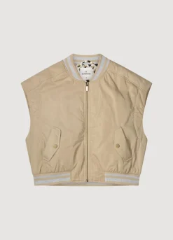 Sleeveless Bomber Jacket