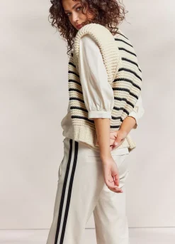 Sleeveless Chunky Cardigan