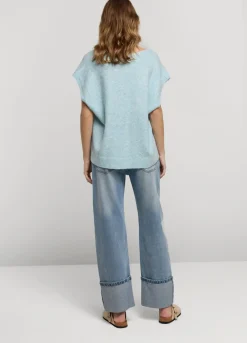 Sleeveless Oversized Jumper