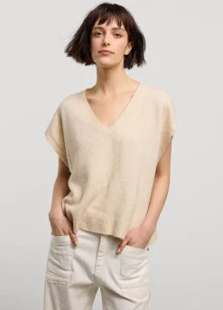 Sleeveless Oversized Jumper