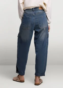 Striped Cargo Jeans