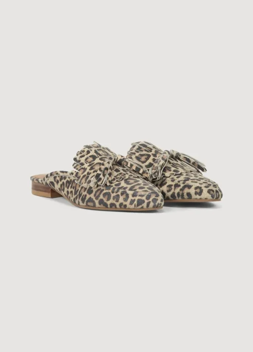 Suede Mules