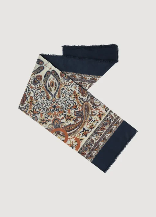 Thin Scarf With Prints
