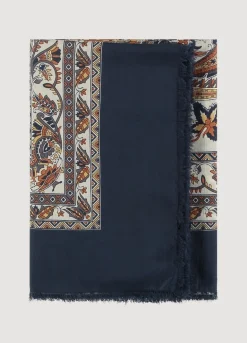 Thin Scarf With Prints