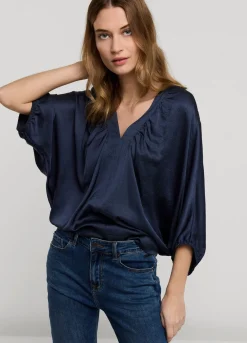 Top With Bat Sleeves