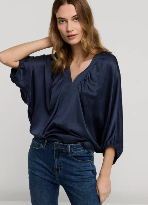 Top With Bat Sleeves