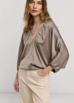 Top With Bat Sleeves