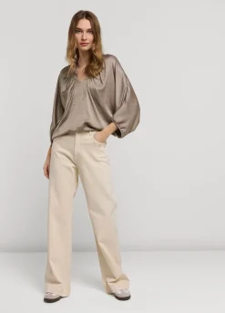 Top With Bat Sleeves