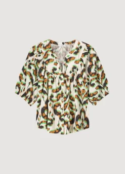 Top With Ornament Print