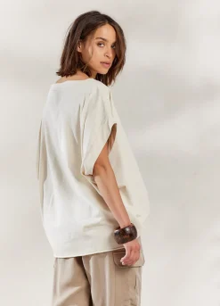 Top With Wide Boat Neck