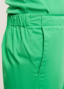 Trousers With 7/8Th Straight Legs