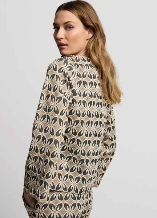 Trumpet-Sleeve Top