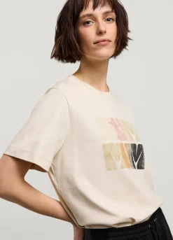 T-Shirt With Artwork Print