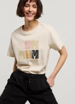 T-Shirt With Artwork Print